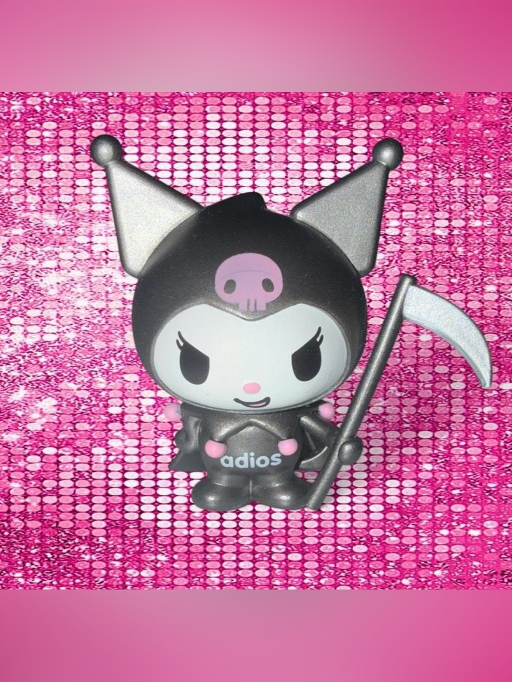 Sanrio Kuromi tokidoki grim reaper mini figure